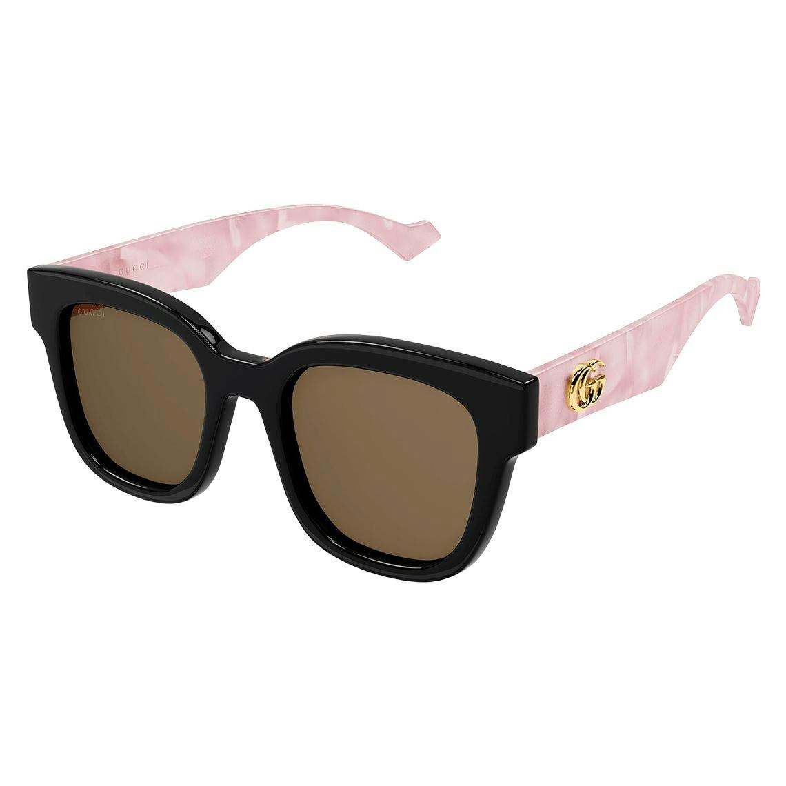 gucci solbrilller Solbriller med rosa kant